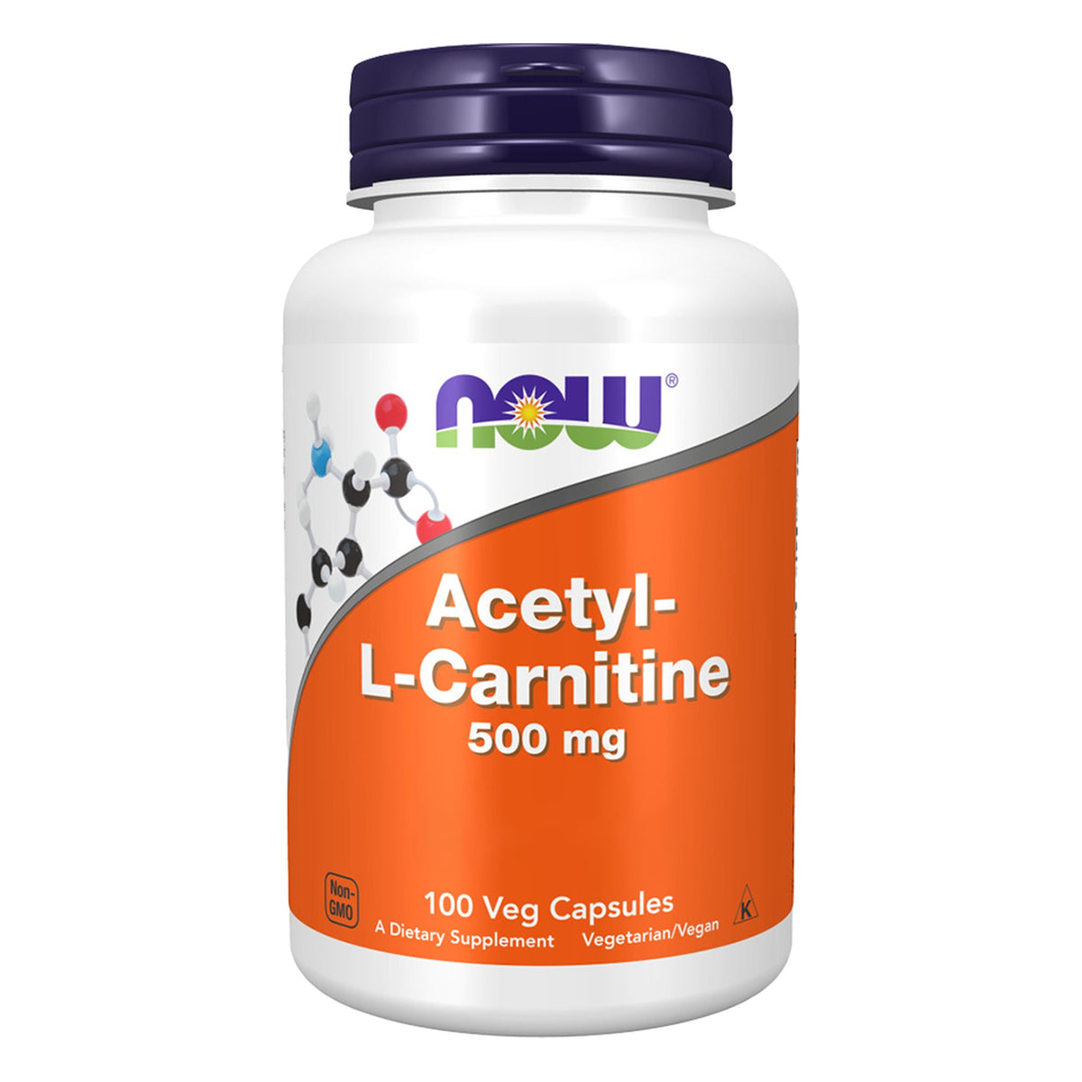 Acetyl-L-Carnitine 500mg | 100 Capsules | NOW Foods