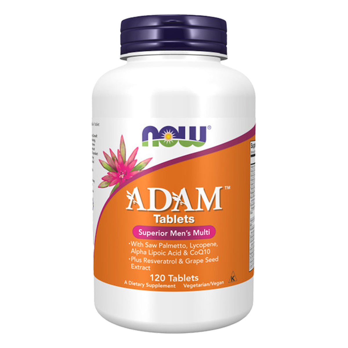 ADAM Multivitamine voor Mannen | 120 Tabletten | NOW Foods