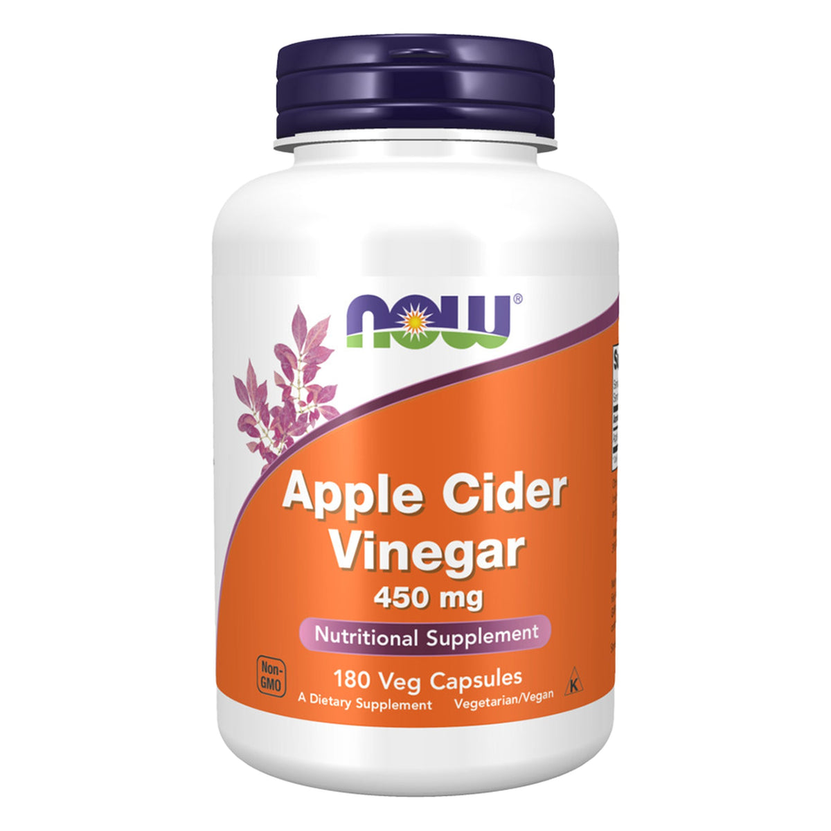 Appelciderazijn 450mg | 180 Capsules | NOW Foods