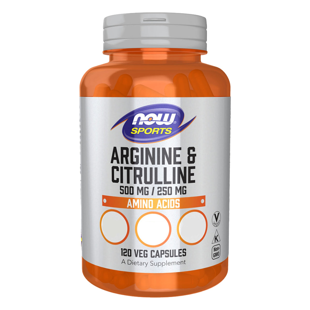 Arginine & Citrulline | 120 Capsules | NOW Foods
