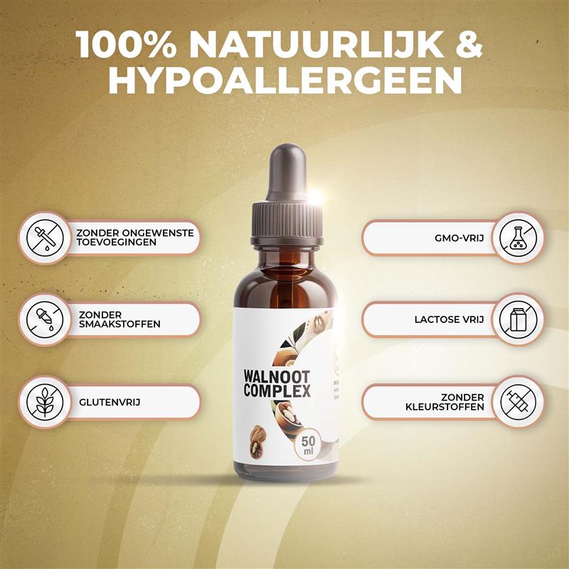 Zwarte Walnoot Complex (Black Walnut Complex) | 50 ml | LUTO Supplements