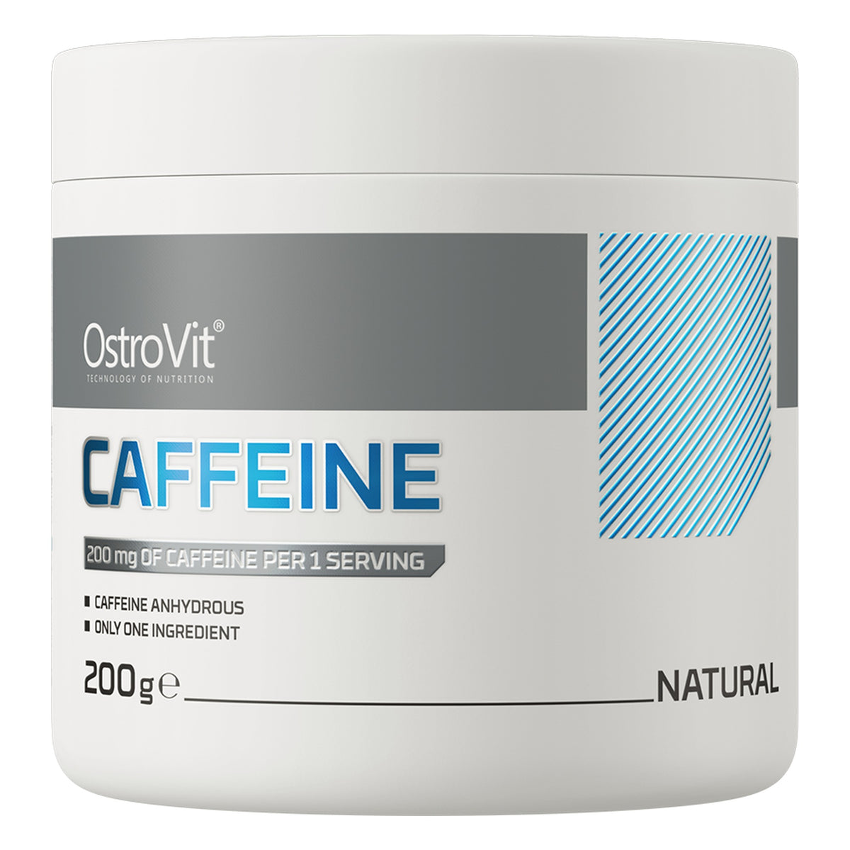 Cafeïne Poeder Natural | 200 Gram | OstroVit