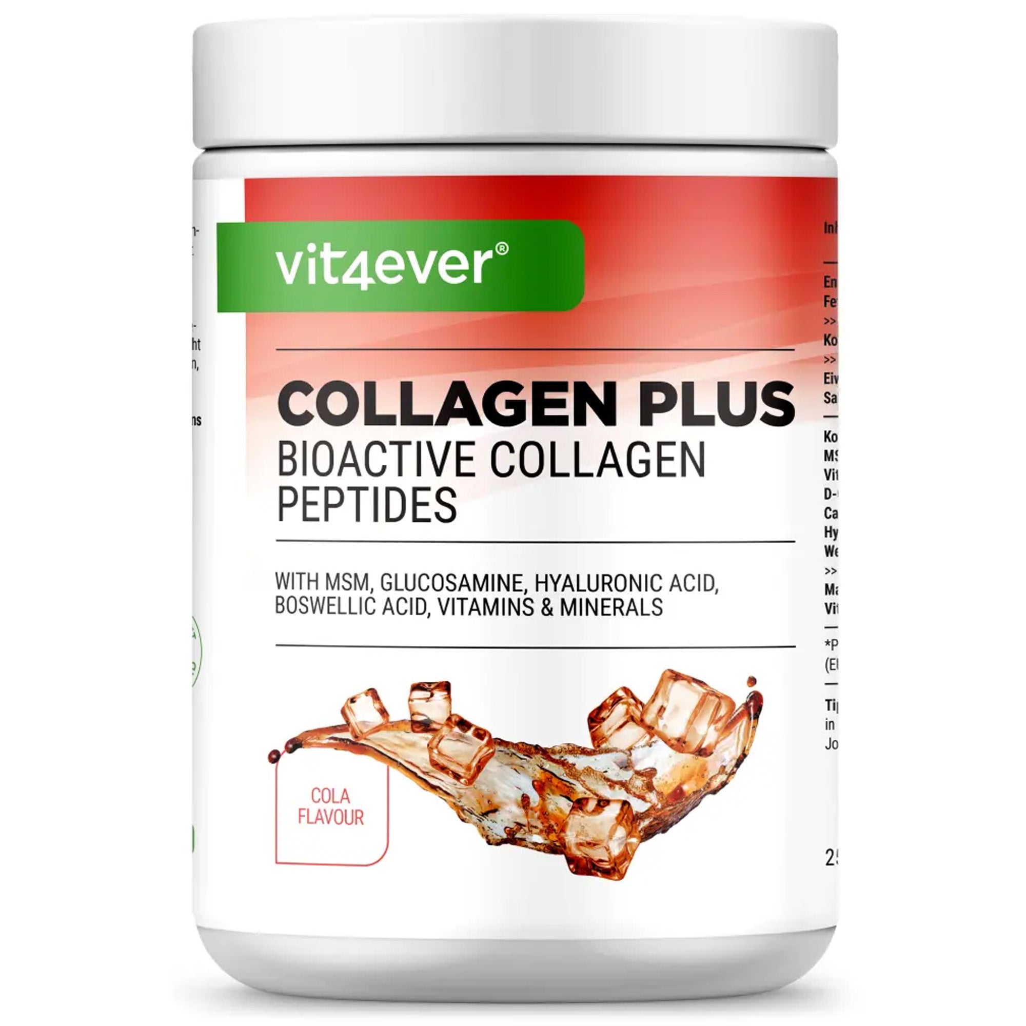 Collageen Plus Poeder | 500g | Vit4ever