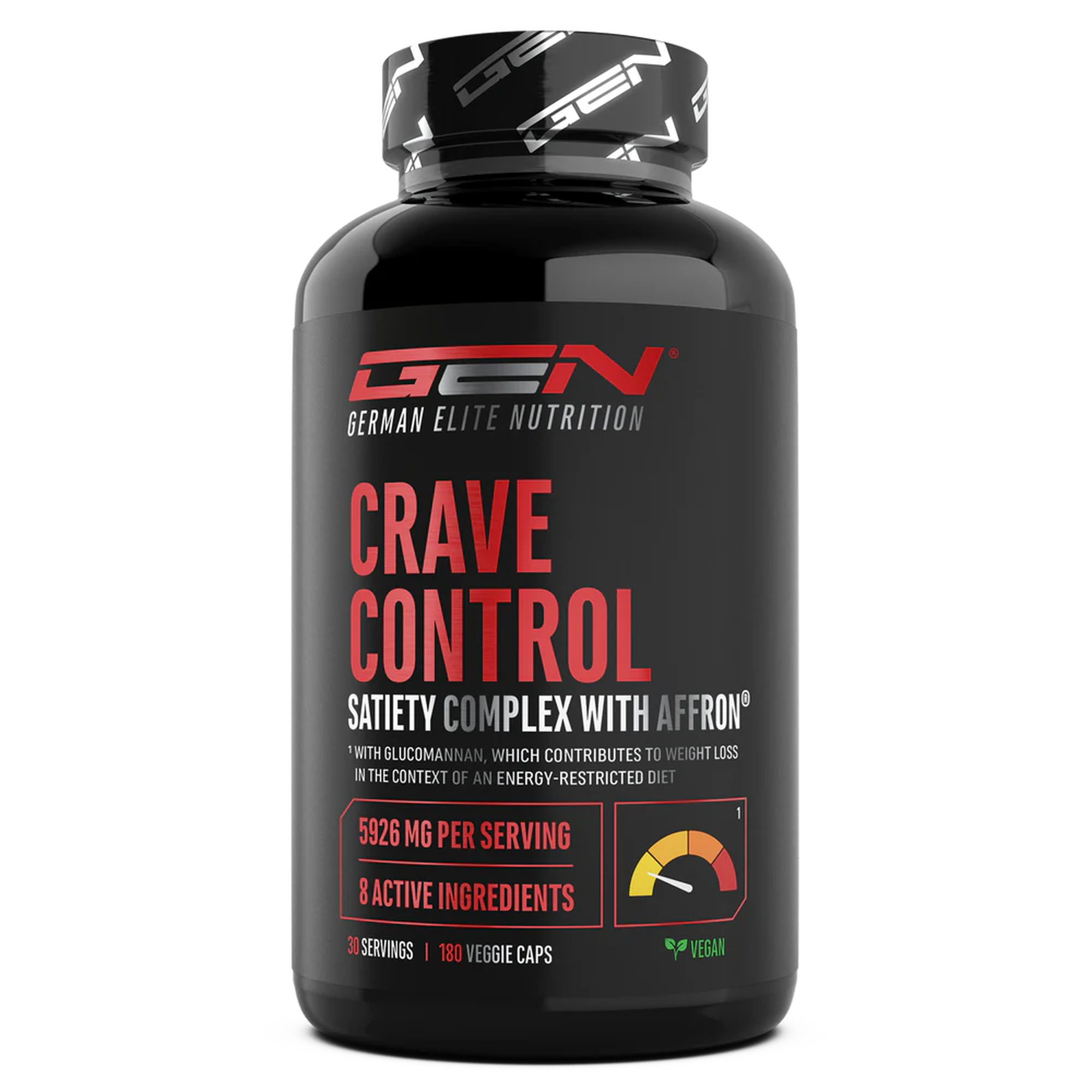 GEN Crave Control Satiety Complex 180 capsules pot vooraanzicht