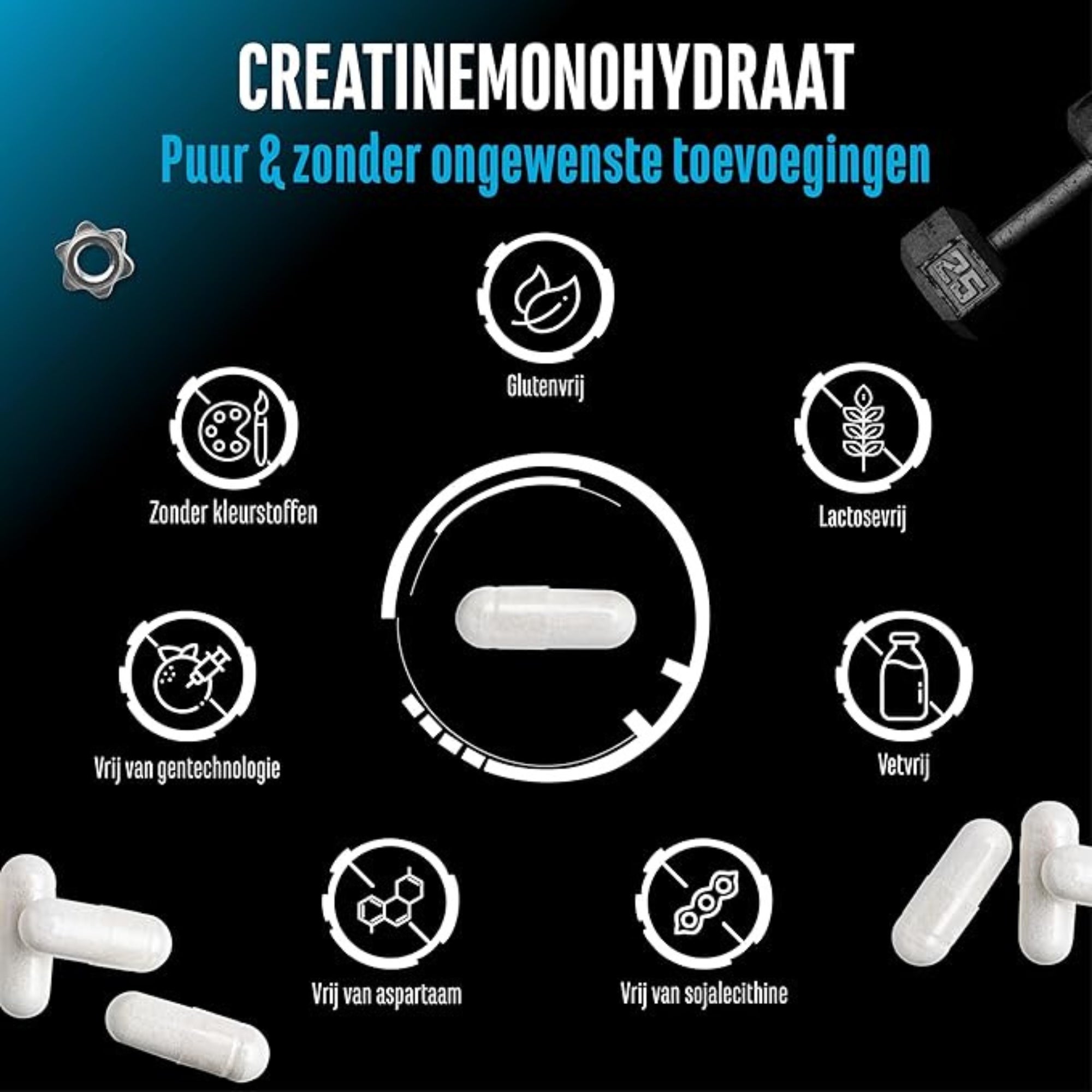 Creatine Ultra Caps | 180 Kapseln | German Elite Nutrition
