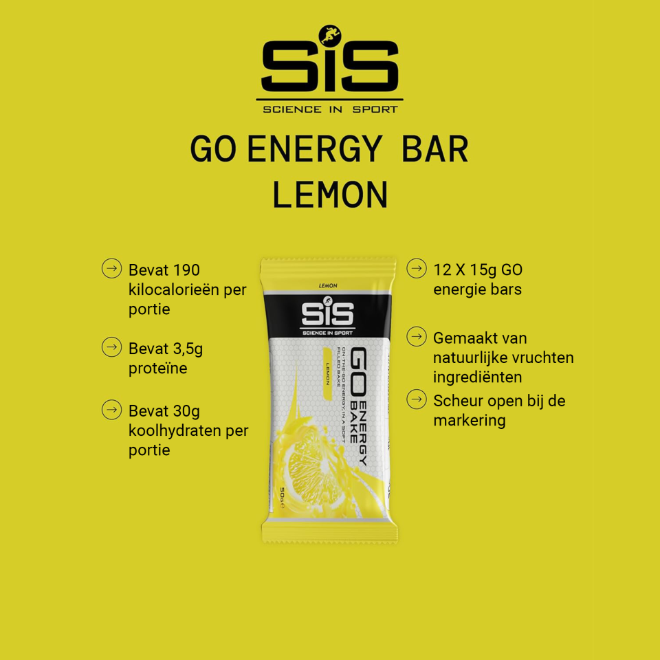 SIS Go Energy Bake | 12-pack | Lemon
