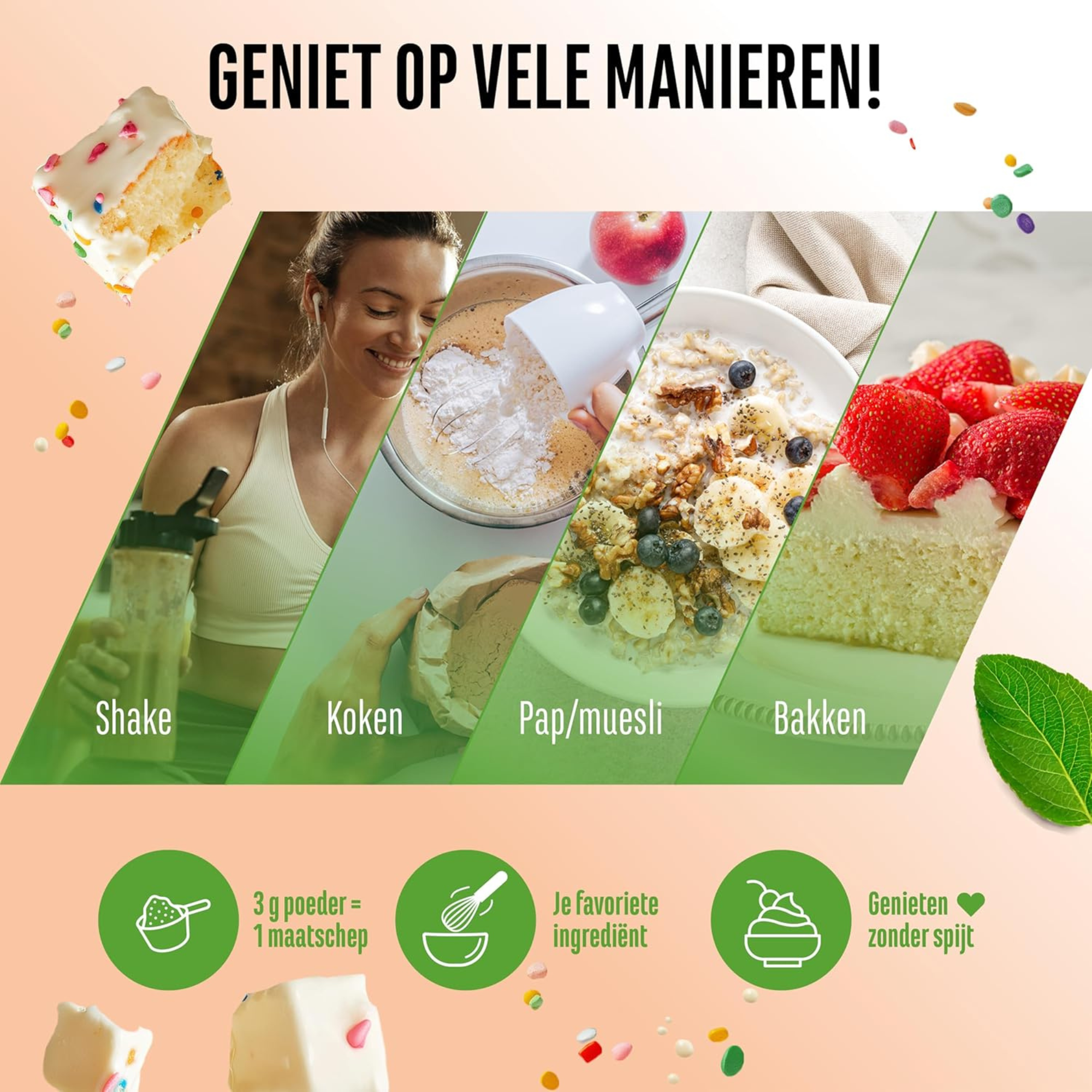Flavor Craft Verjaardagstaart Smaakpoeder | 250g | Vit4ever