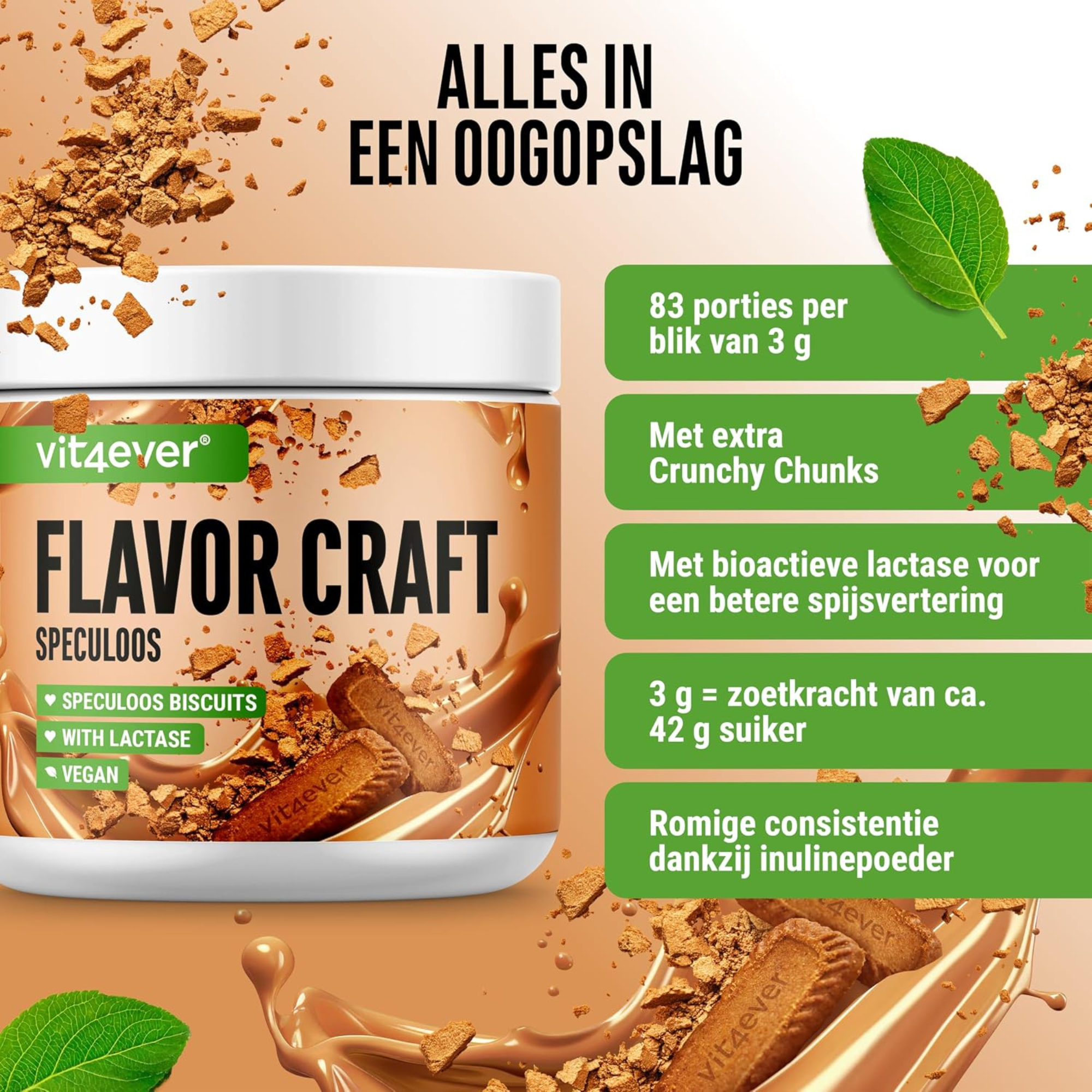 Flavor Craft Speculaas Smaakpoeder | 250g | Vit4ever