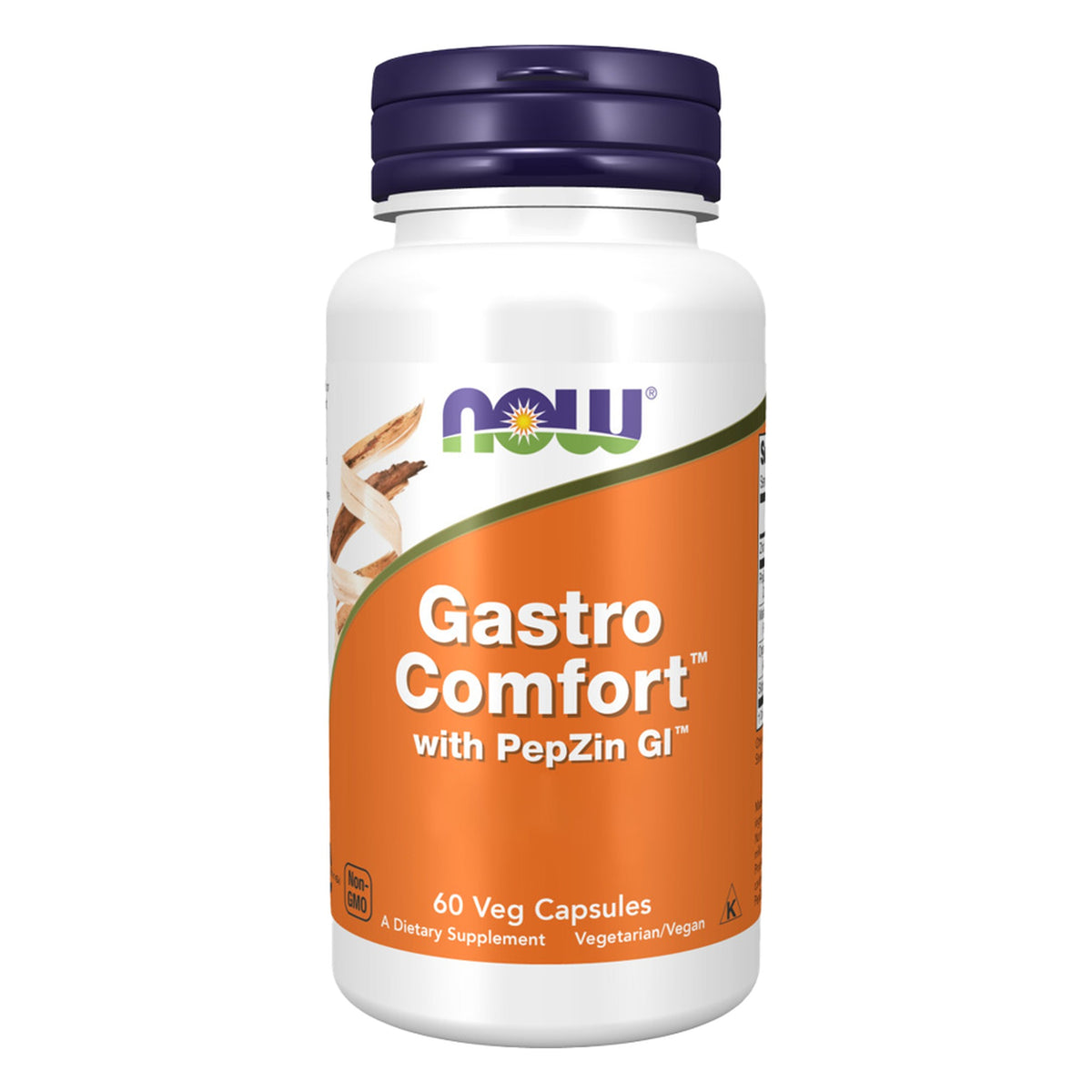 Gastro Comfort met PepZin GI | 60 Capsules | NOW Foods