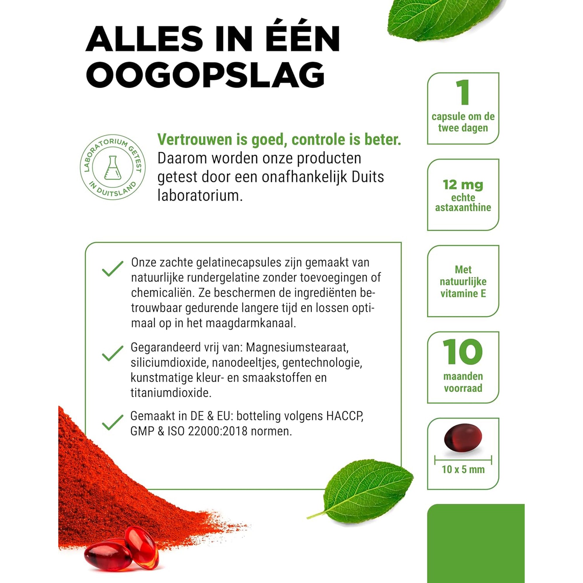 Astaxanthine 12mg | Vit4ever