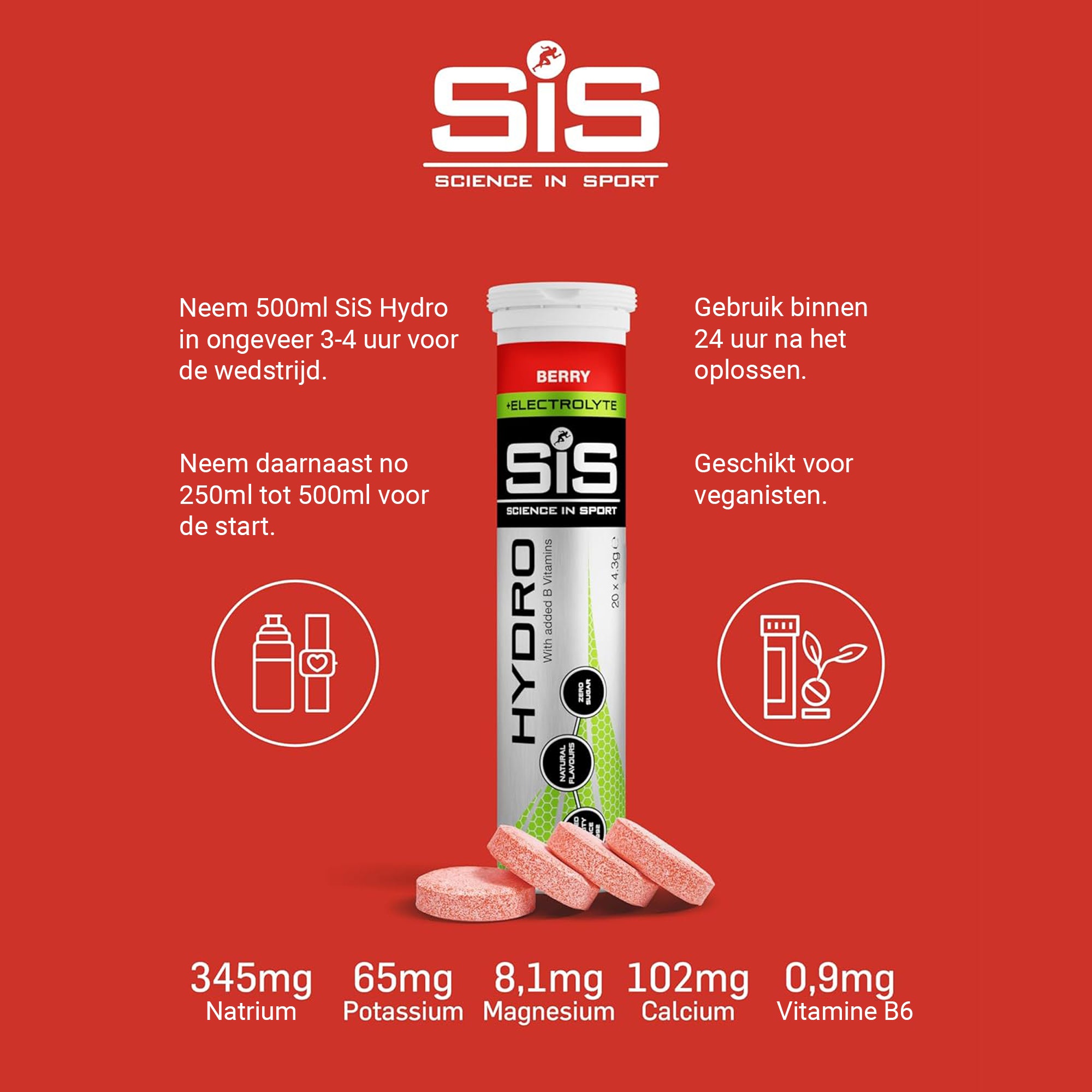 SiS Hydro Tablets | Elektrolyten | Berry