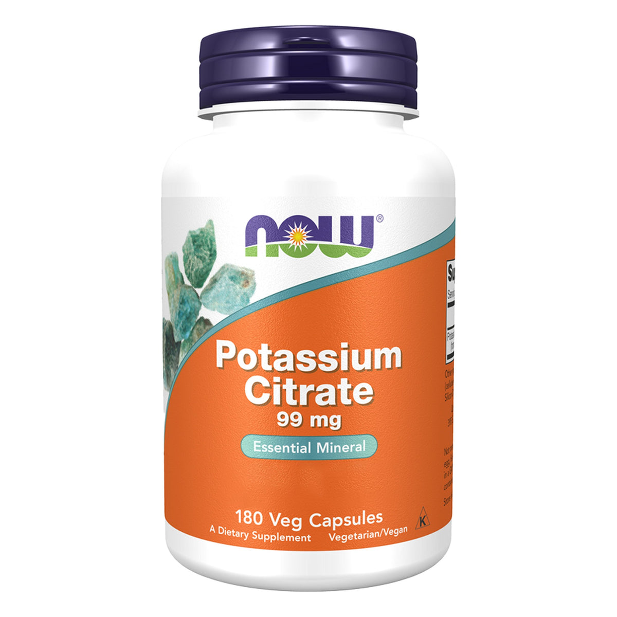 Kaliumcitraat 99mg | 180 Capsules | NOW Foods