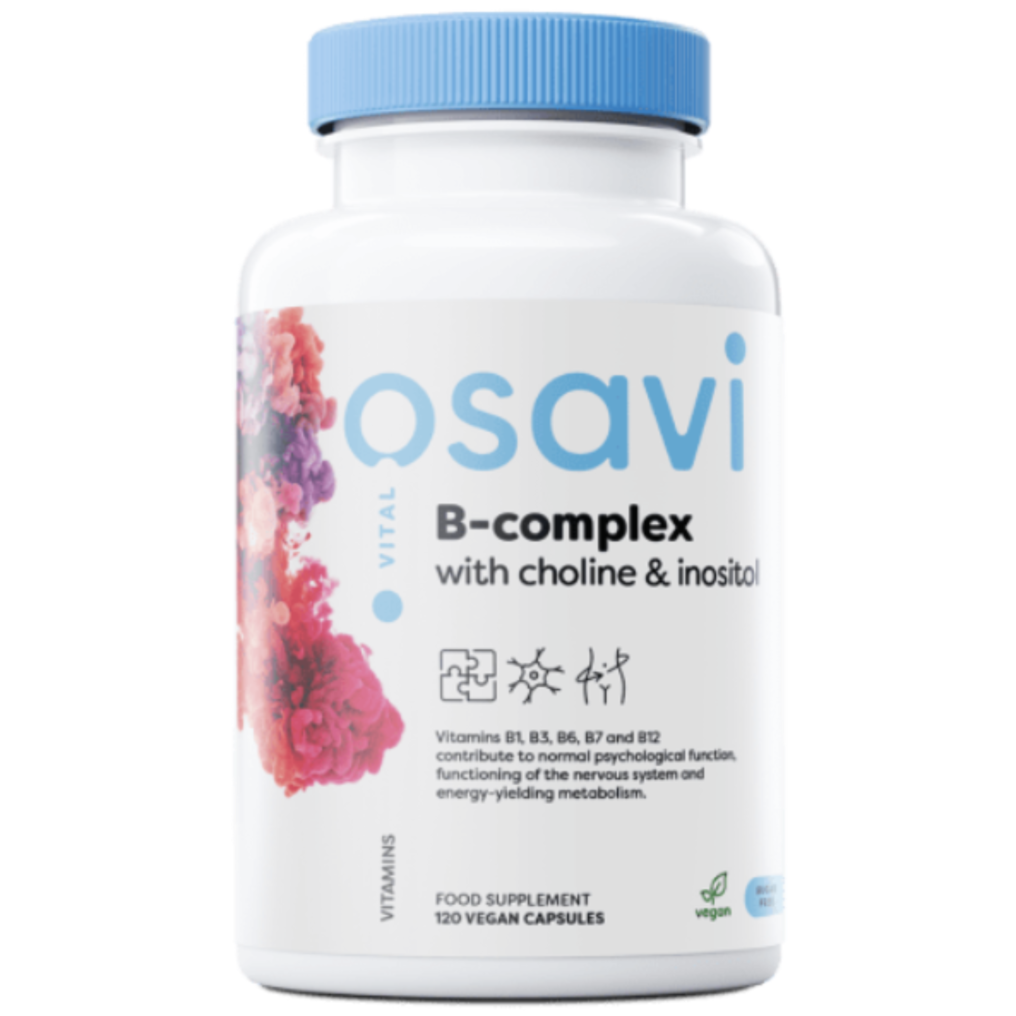 Osavi Vitamine B Complex met choline en inositol - 120 vegan capsules vitaminesupplement | kopen in Nederland en België