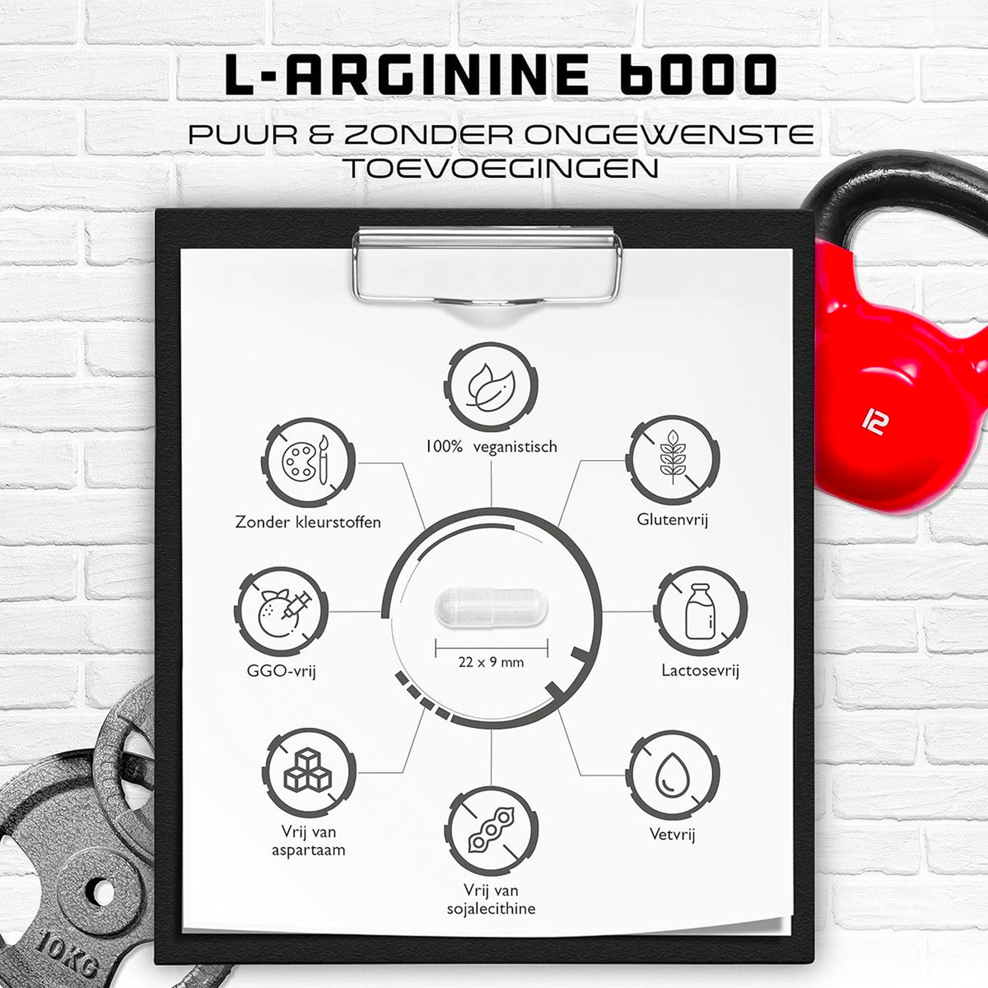 L-Arginin 6000 | 180 capsules | German Elite Nutrition