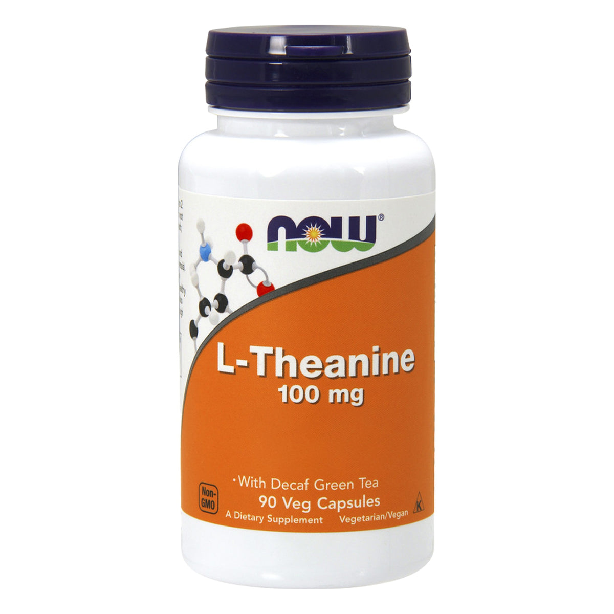 L-Theanine 100mg met Groene Thee | 90 Capsules | NOW Foods