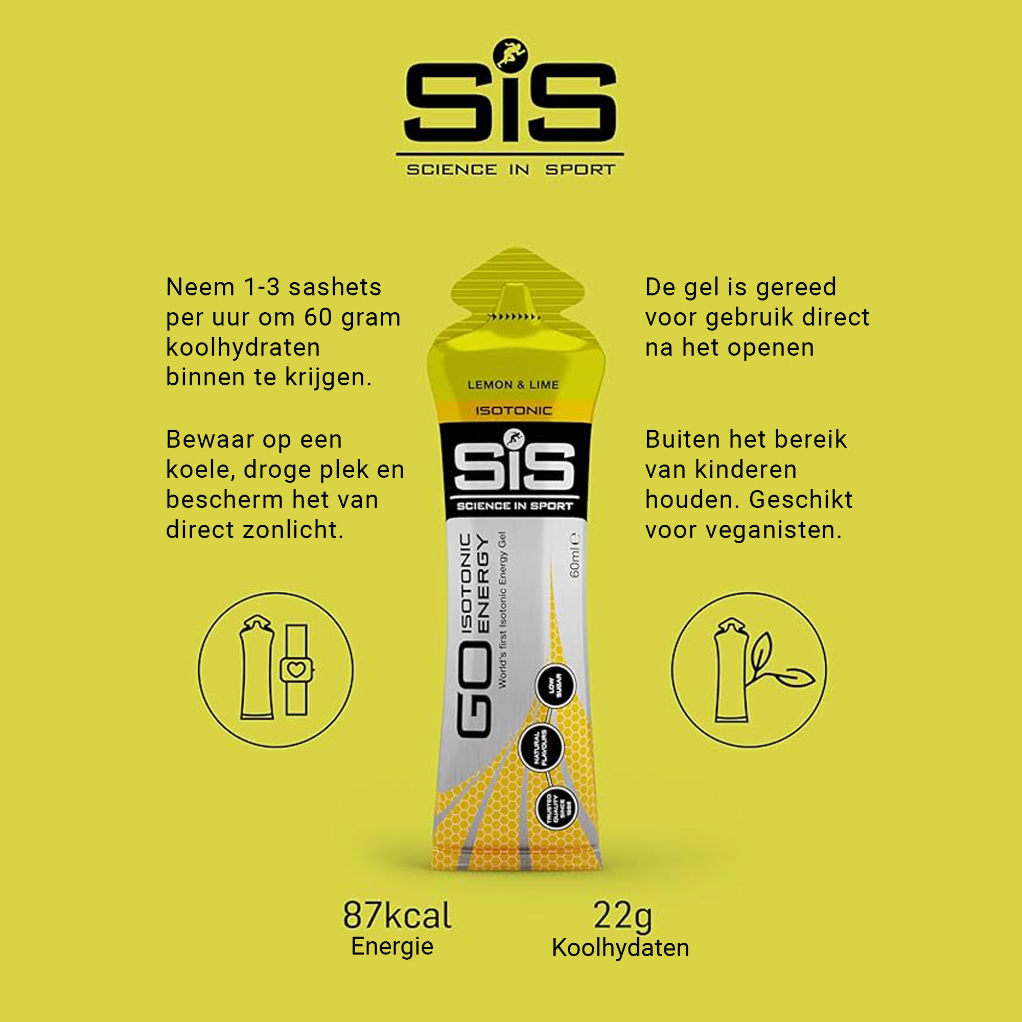 SiS Go Isotonic Energy Gel | Lemon & Lime