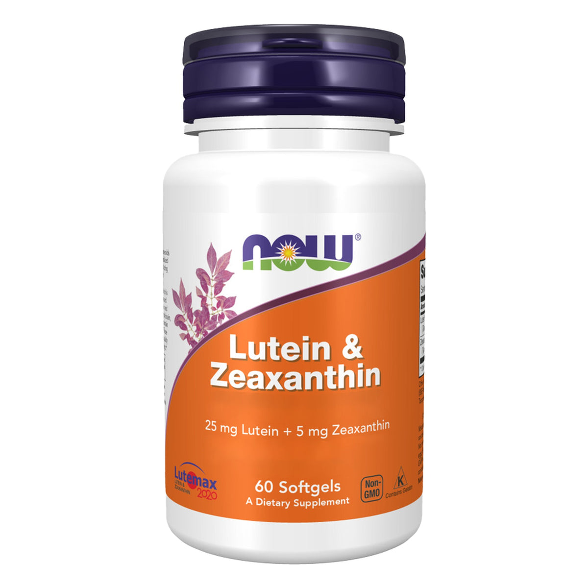 Luteïne 25mg & Zeaxanthine 5mg | 60 Softgels | NOW Foods