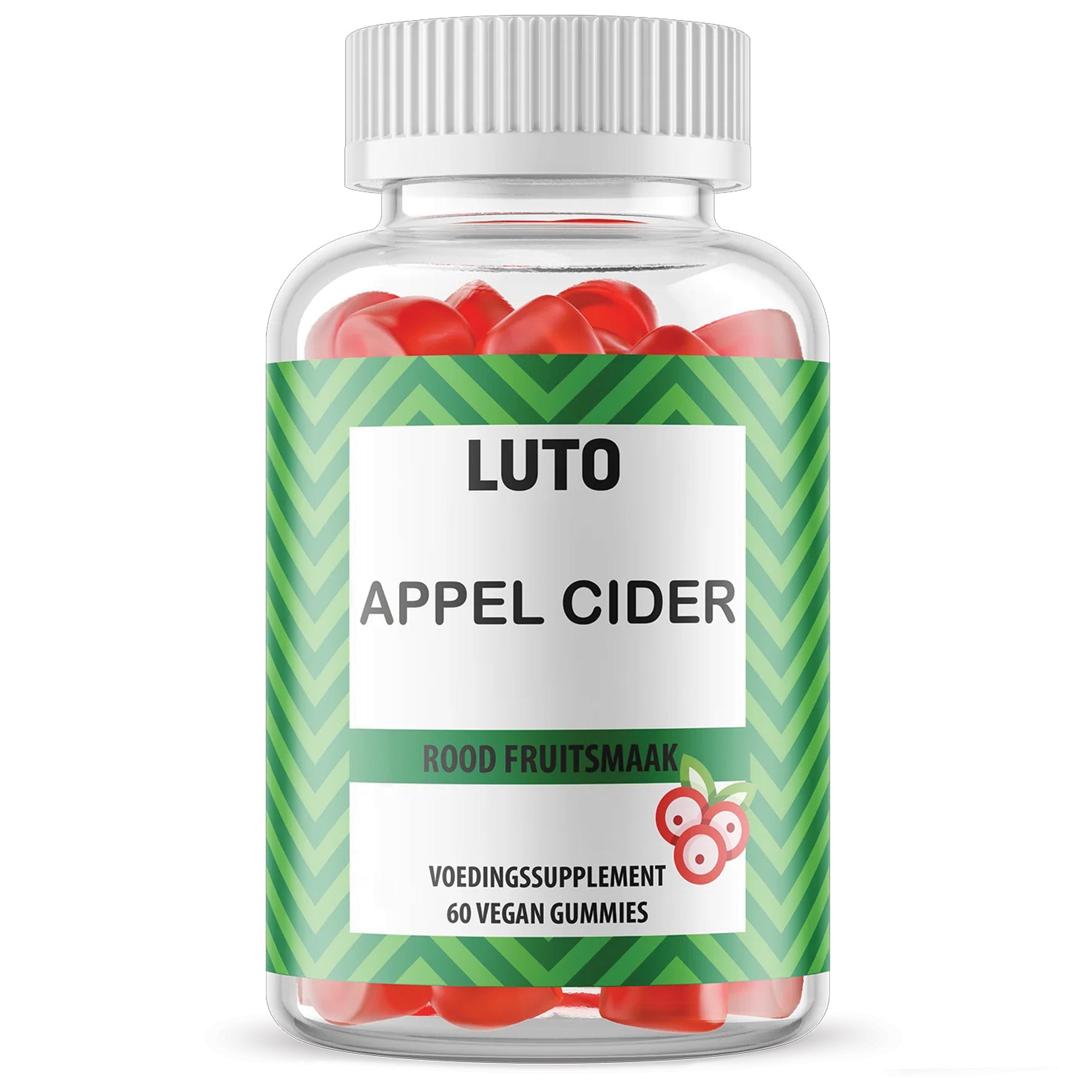 Appel Cider 60 vegan gummies Luto Supplements