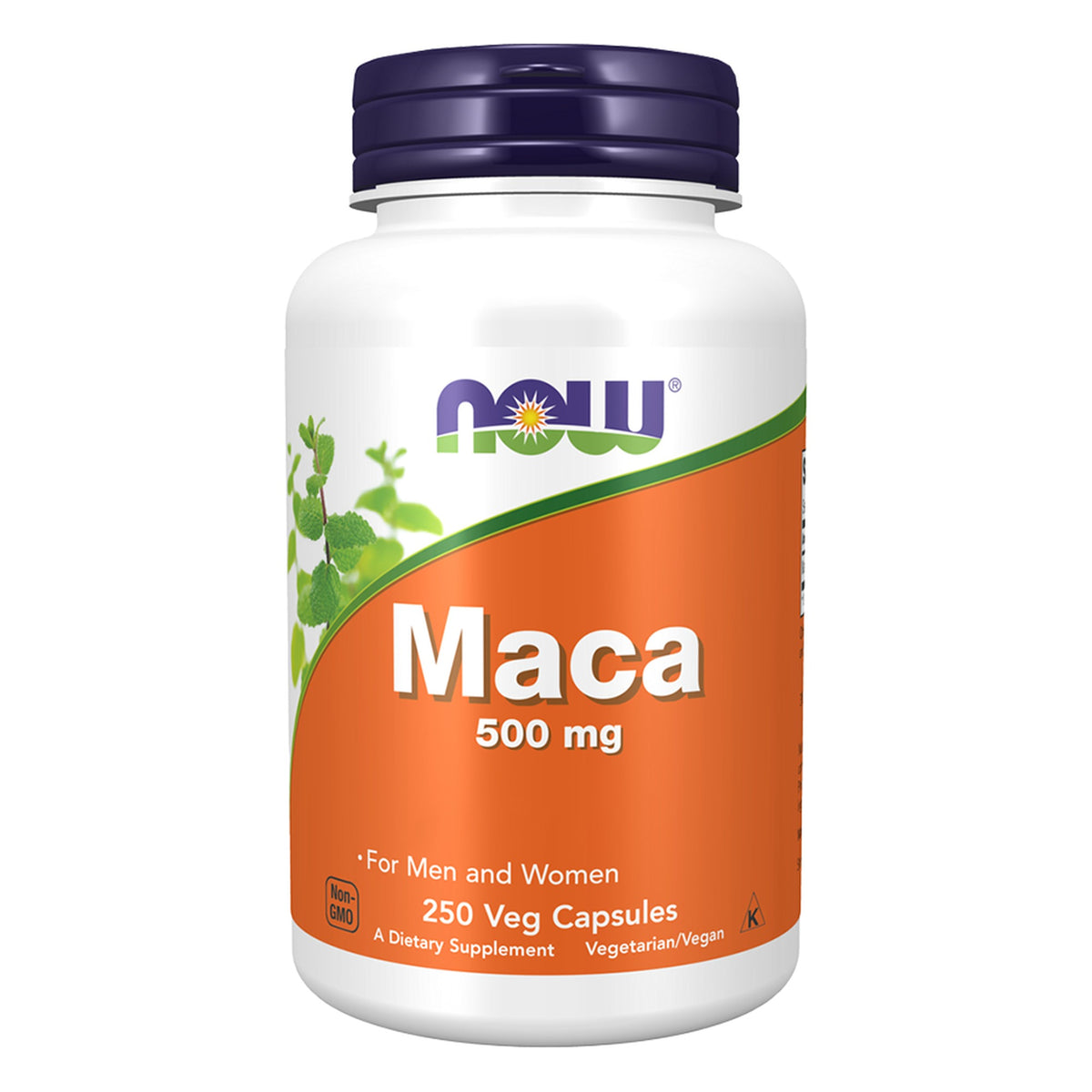 Maca 500mg | 250 Capsules | NOW Foods