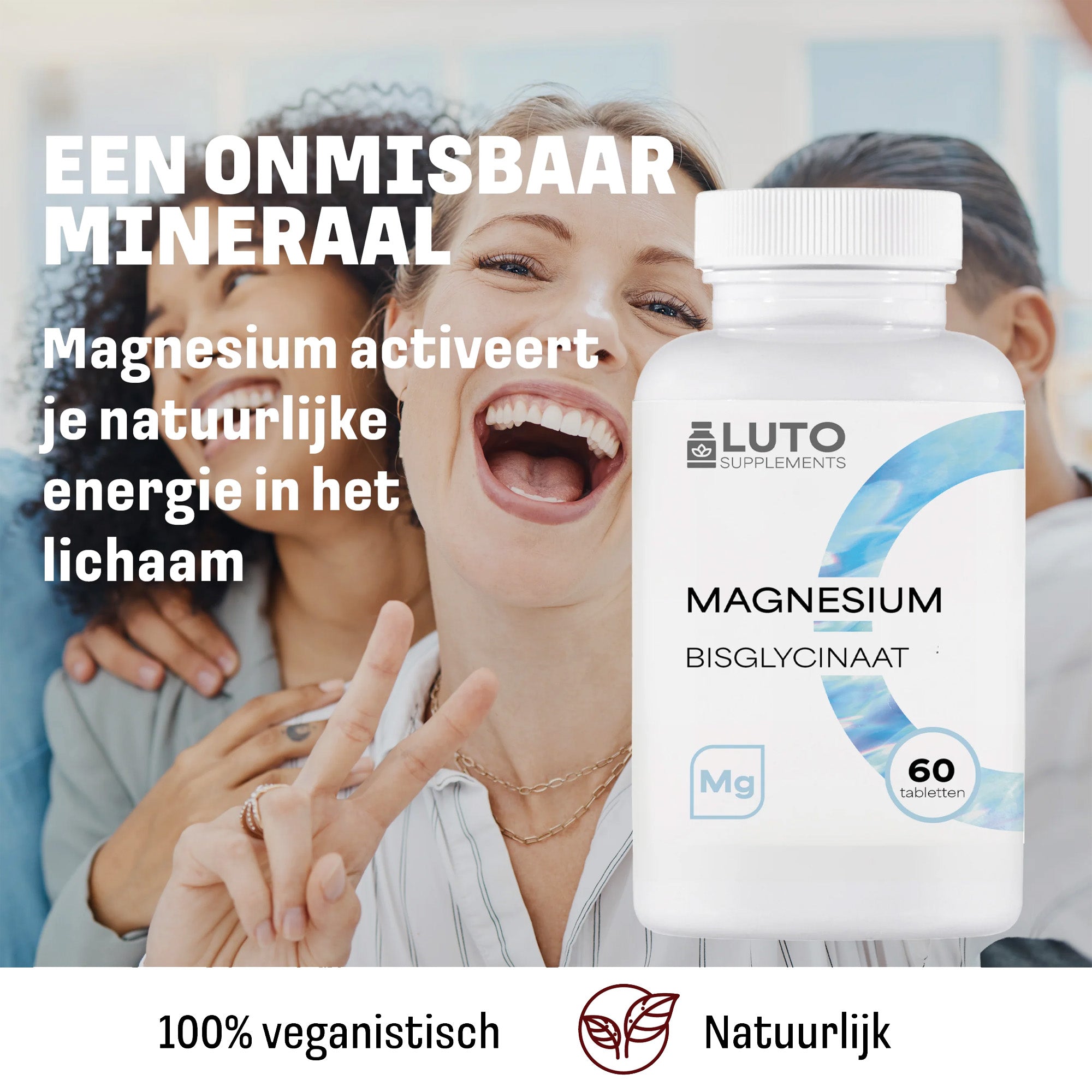 Magnesiumbisglycinat | 60 Tabletten | LUTO Supplements