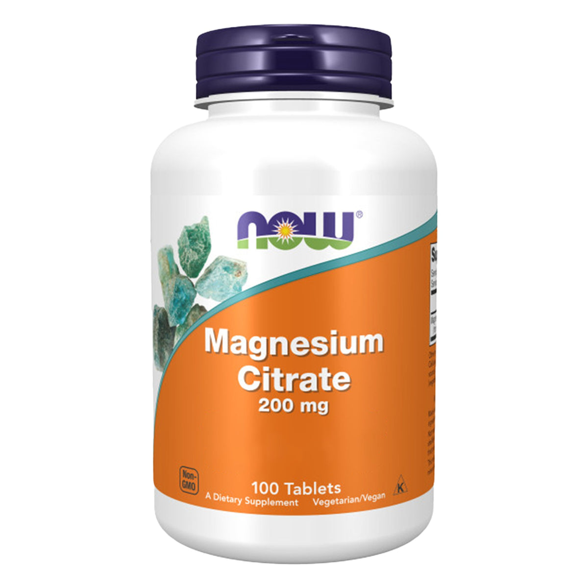 Magnesiumcitraat 200mg | 100 Tabletten | NOW Foods