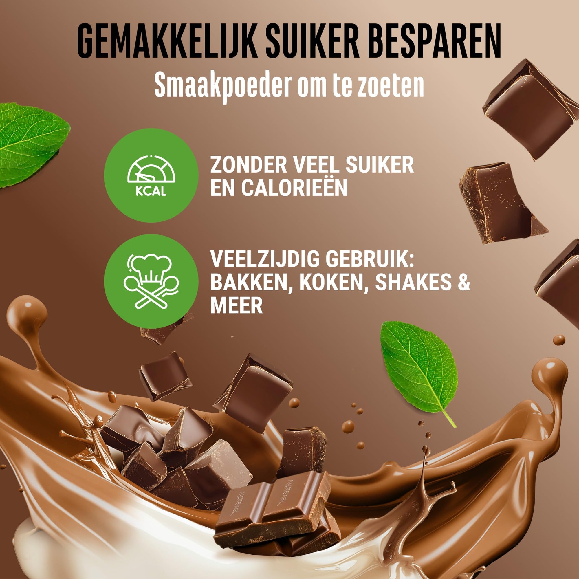 Vit4ever Flavor Craft Melkchocolade 250 g smaakpoeder met 50 porties en romige consistentie