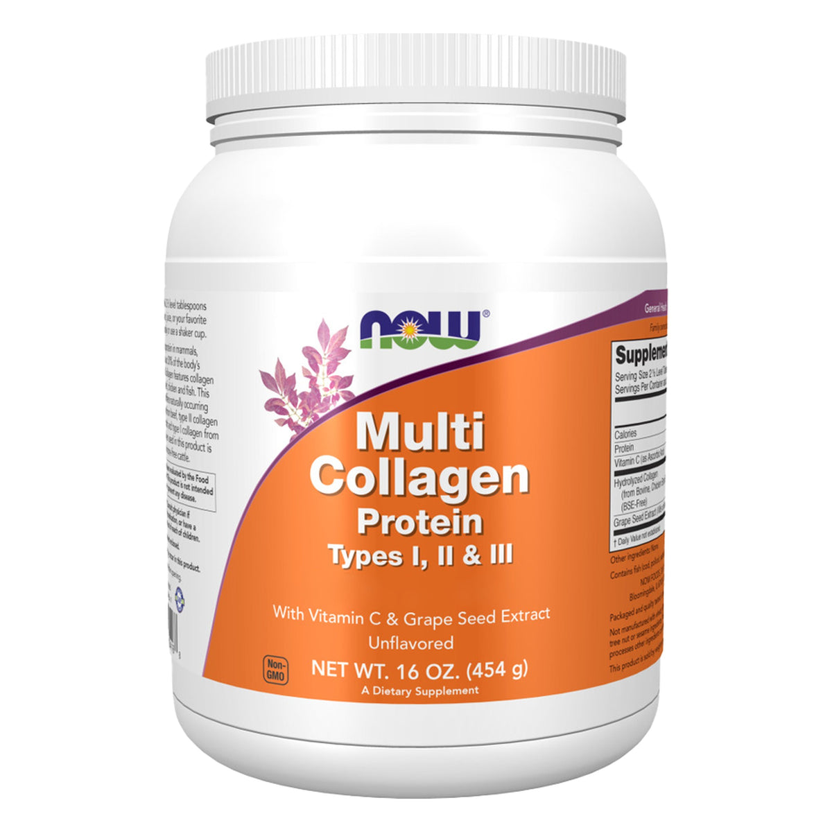 Multi Collagen Protein | 454 Gram | NOW Foods