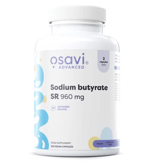 Osavi Sodium Butyrate SR 960mg 120 vegan capsules