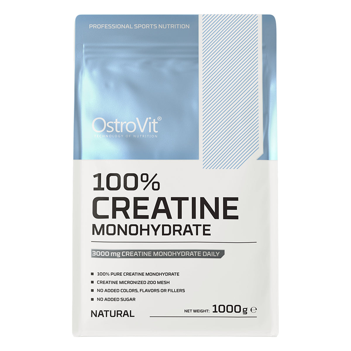 Creatine Monohydraat Naturel | 1000 Gram | OstroVit