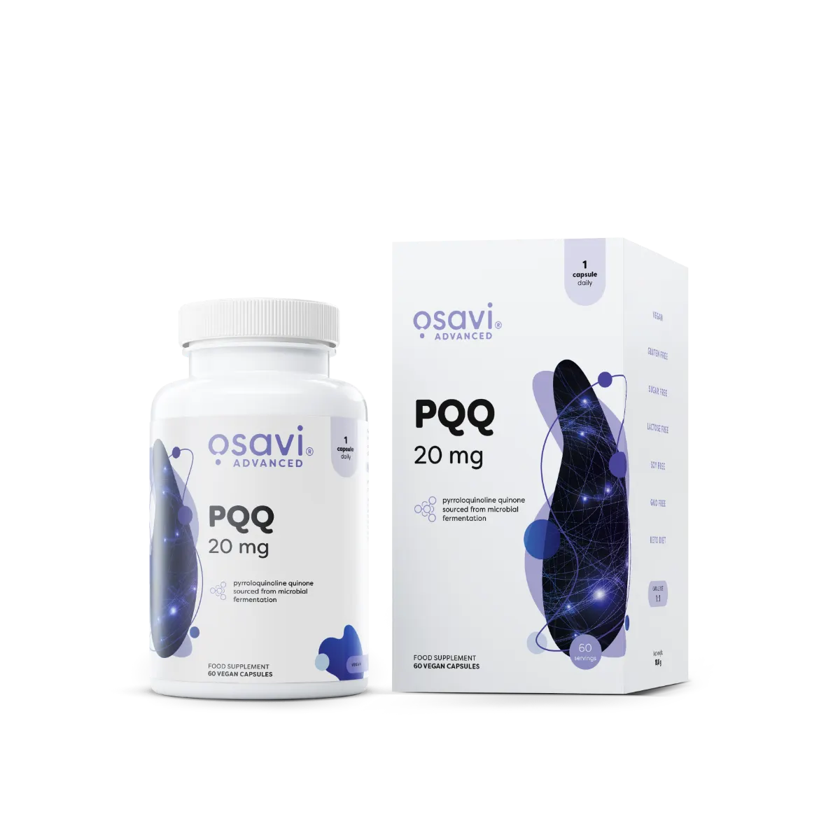 Osavi PQQ 20mg 60 vegan capsules