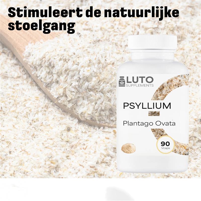 Psyllium (Plantago Ovata) | 90 plantaardige capsules | LUTO Supplements