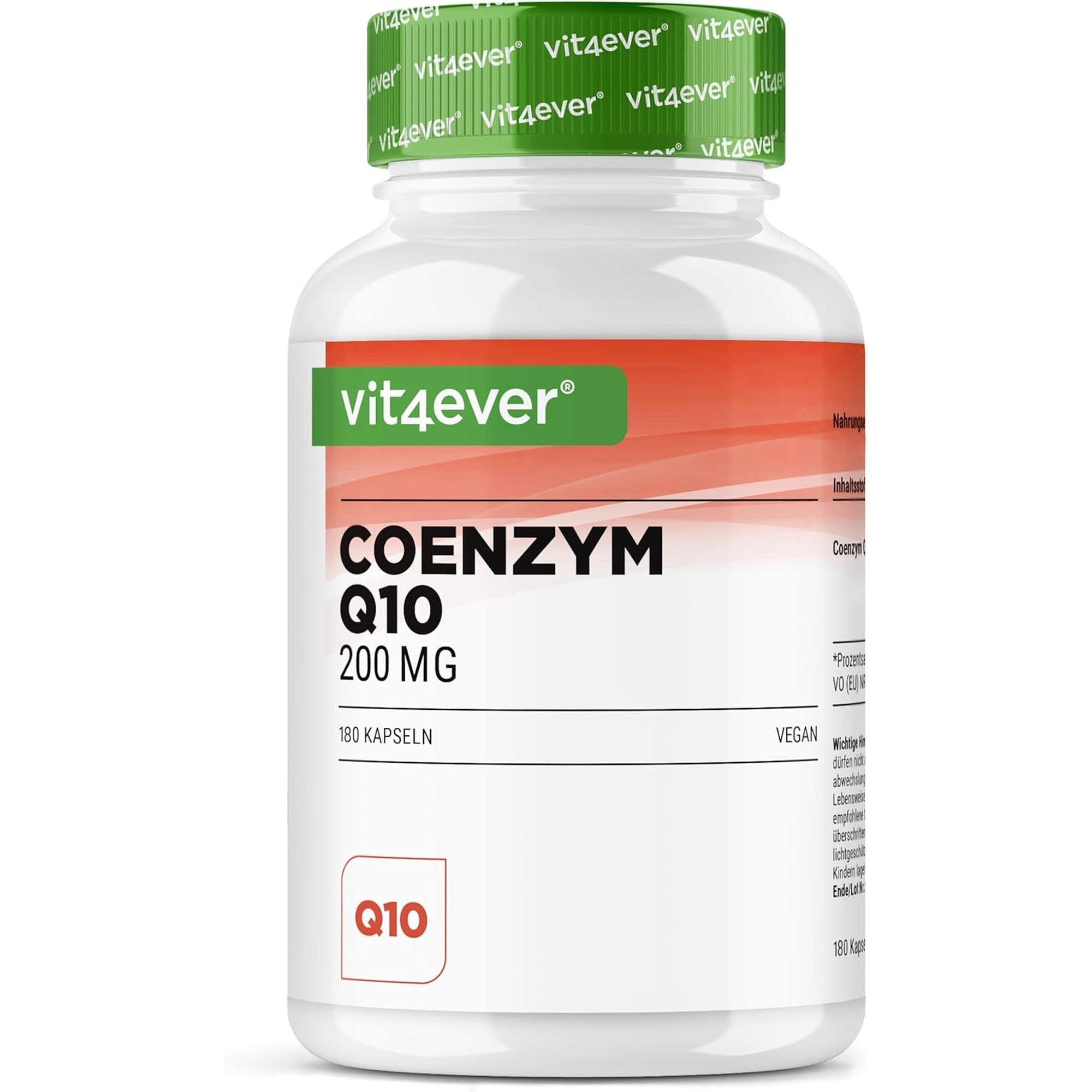 Vit4ever Coenzym Q10 200 mg 180 capsules pot