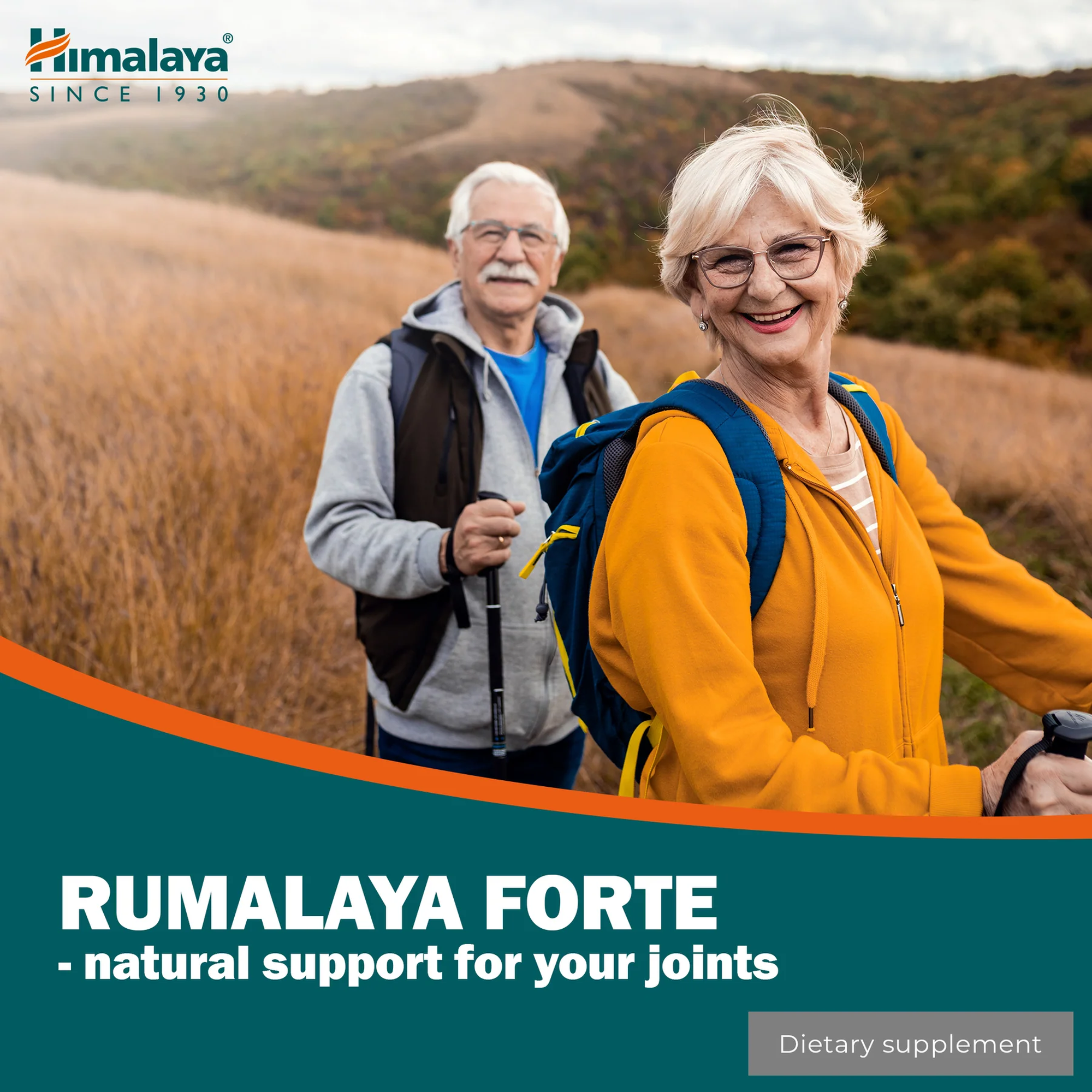 Himalaya Rumalaya Forte, natuurlijke ondersteuning voor de gewrichten van wandelaars