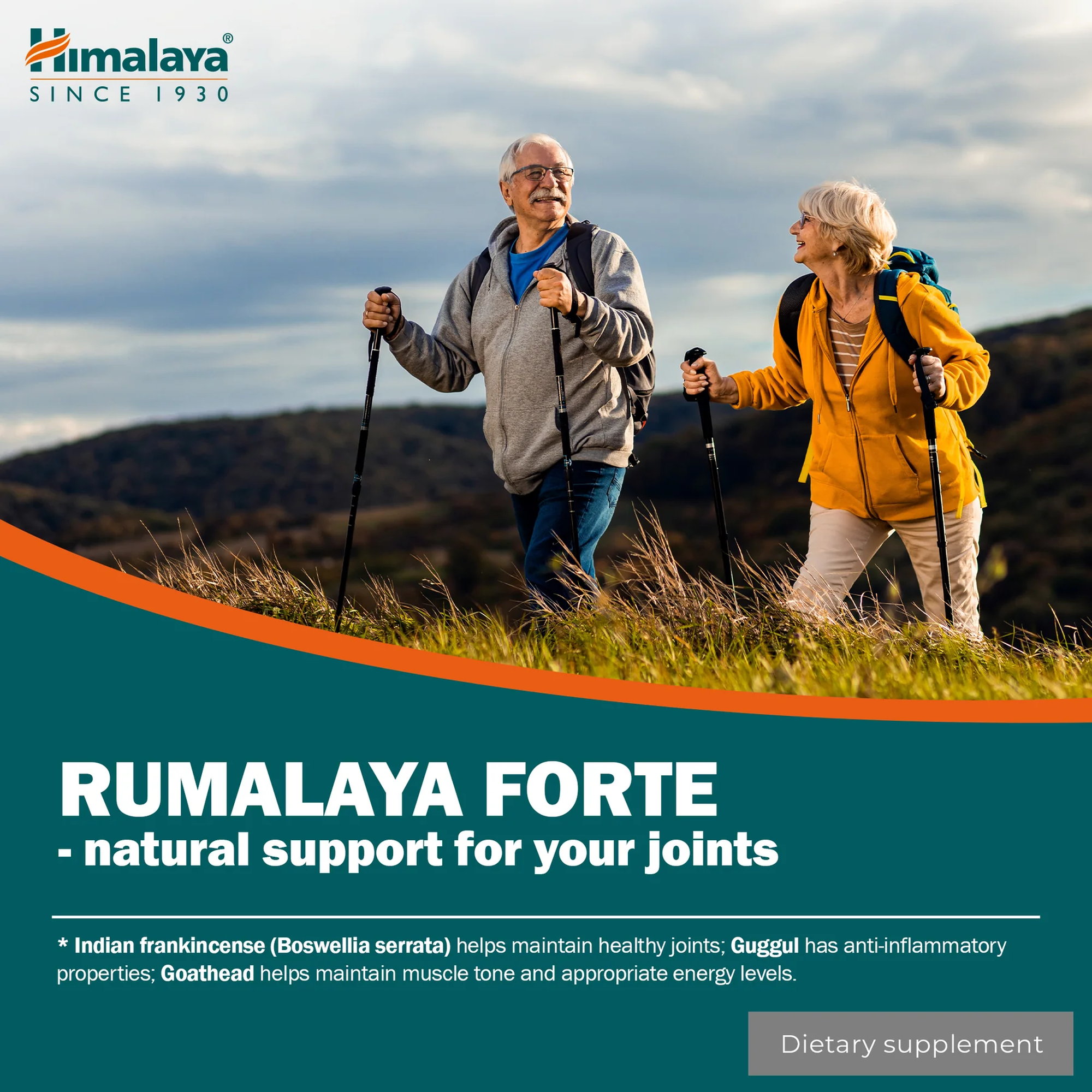 Himalaya Rumalaya Forte, natuurlijke ondersteuning voor de gewrichten bij bewegen