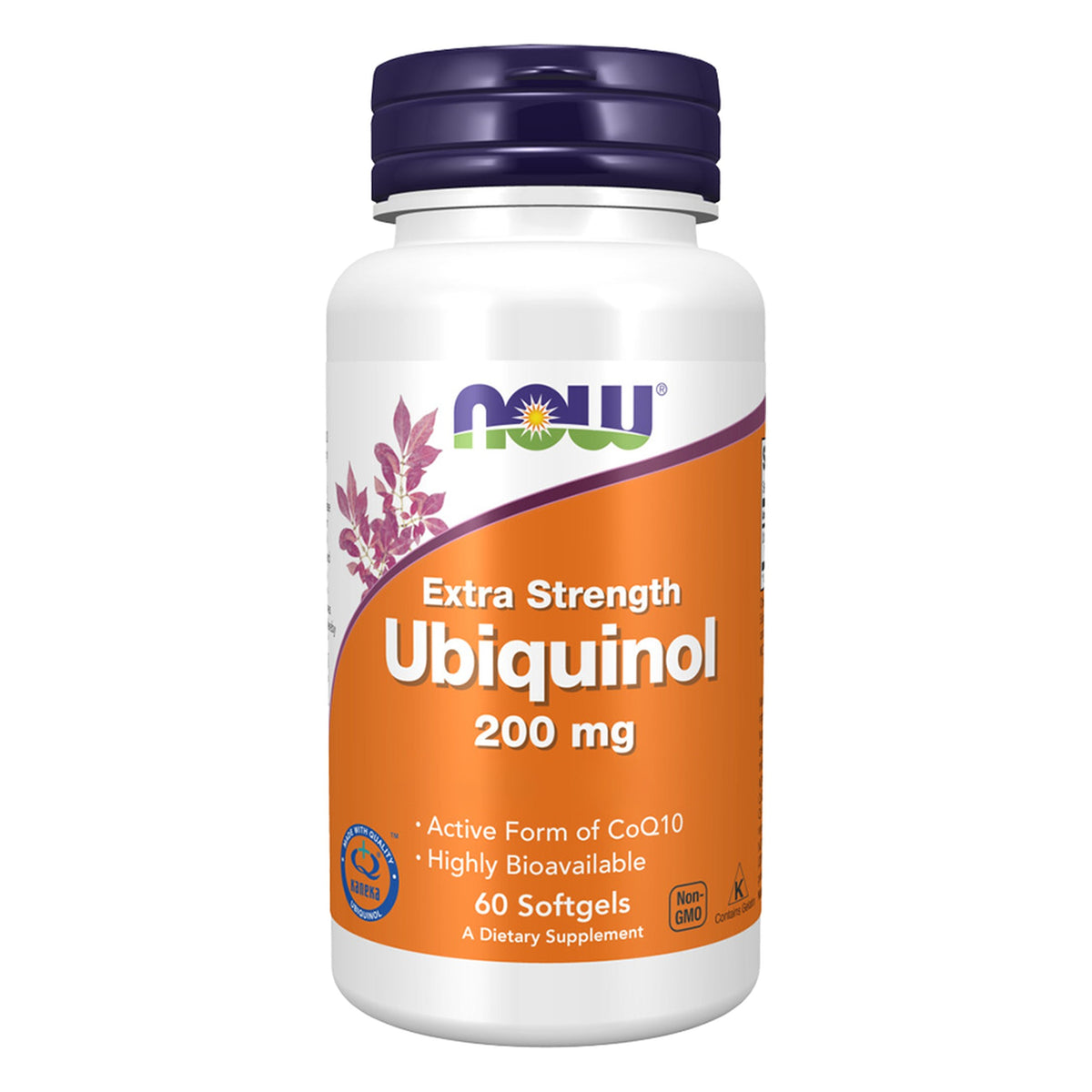 Ubiquinol 200mg | 60 Softgels | NOW Foods