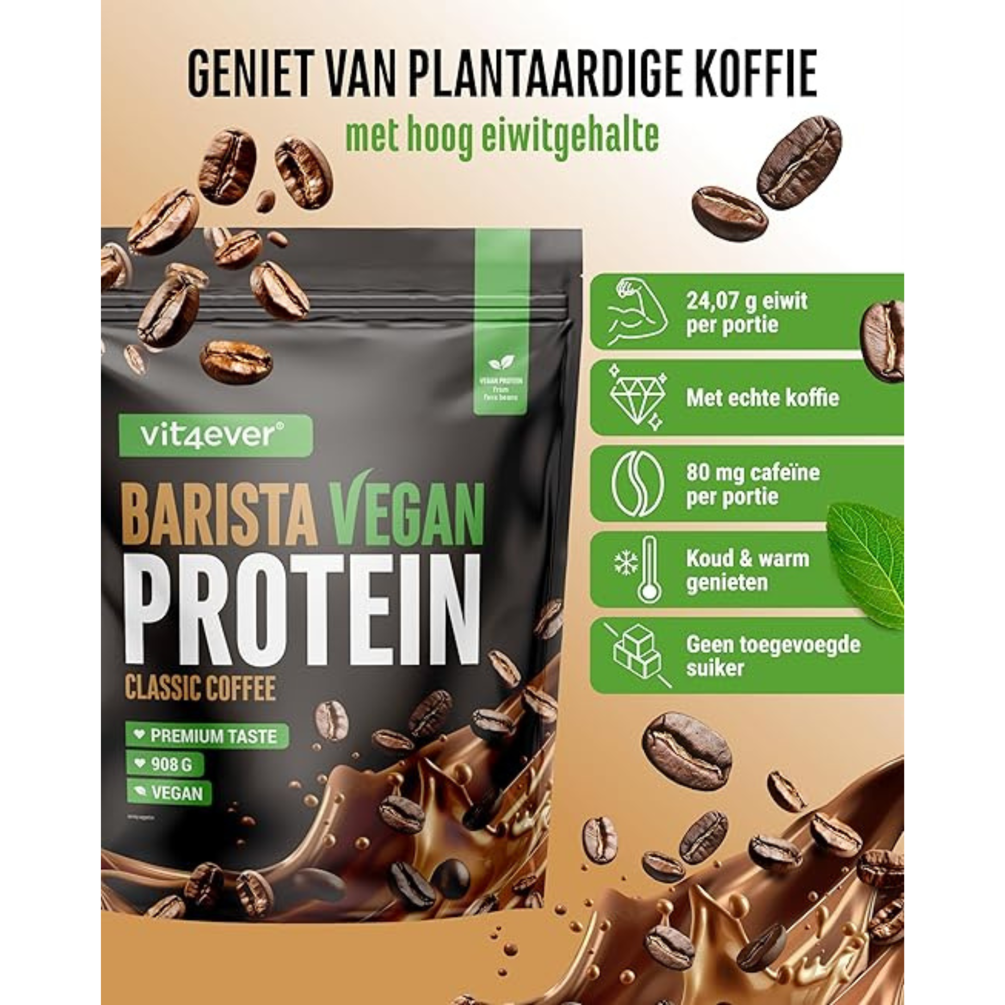 Vegan Barista Whey Classic - 908g | Vit4ever