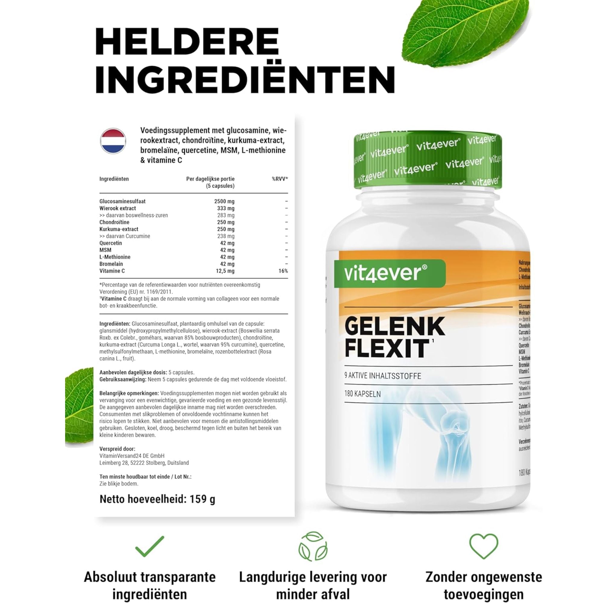 Gelenk Flexit 180 capsules | Vit4ever
