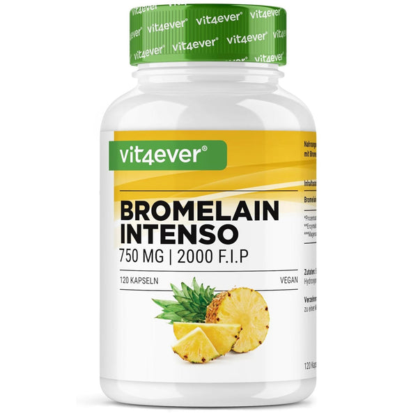 Bromelaïne 2.000 FIP | 120 capsules | Vit4ever