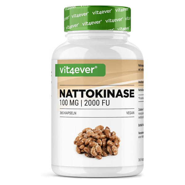 Nattokinase 100 mg (20.000 FU/g) | Vit4ever