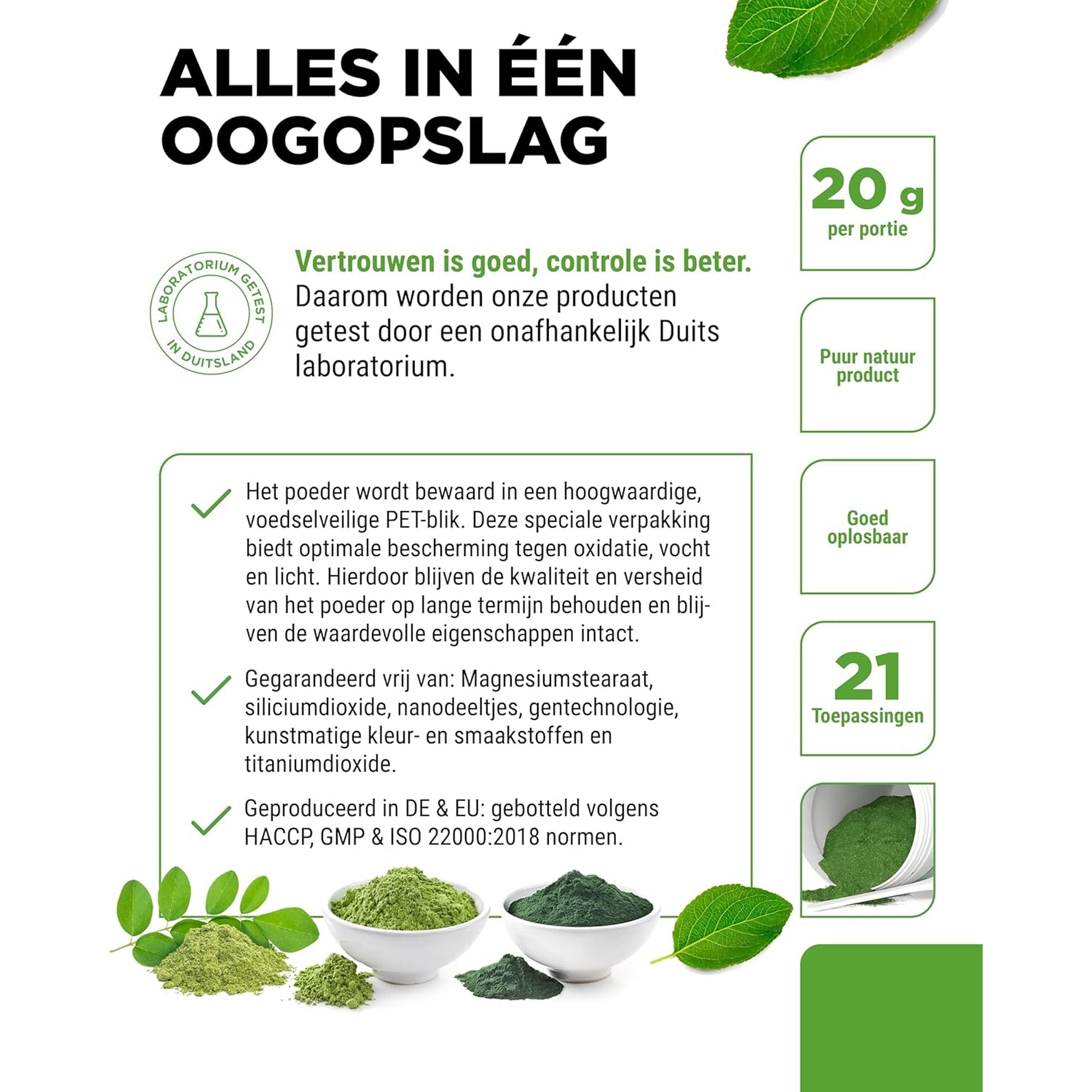 Green Juice Superfoods Mix | 420gr | Vit4ever