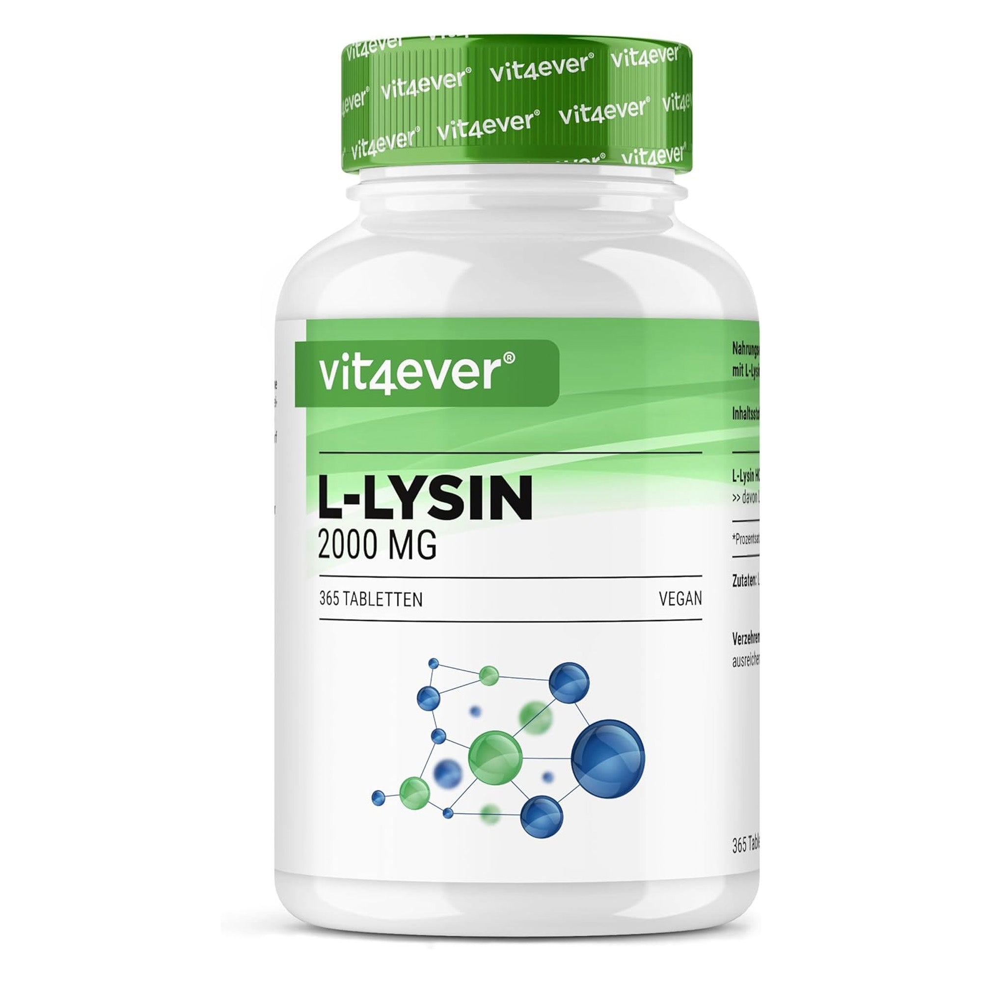 L-Lysine 1000 mg tabletten | Vit4ever