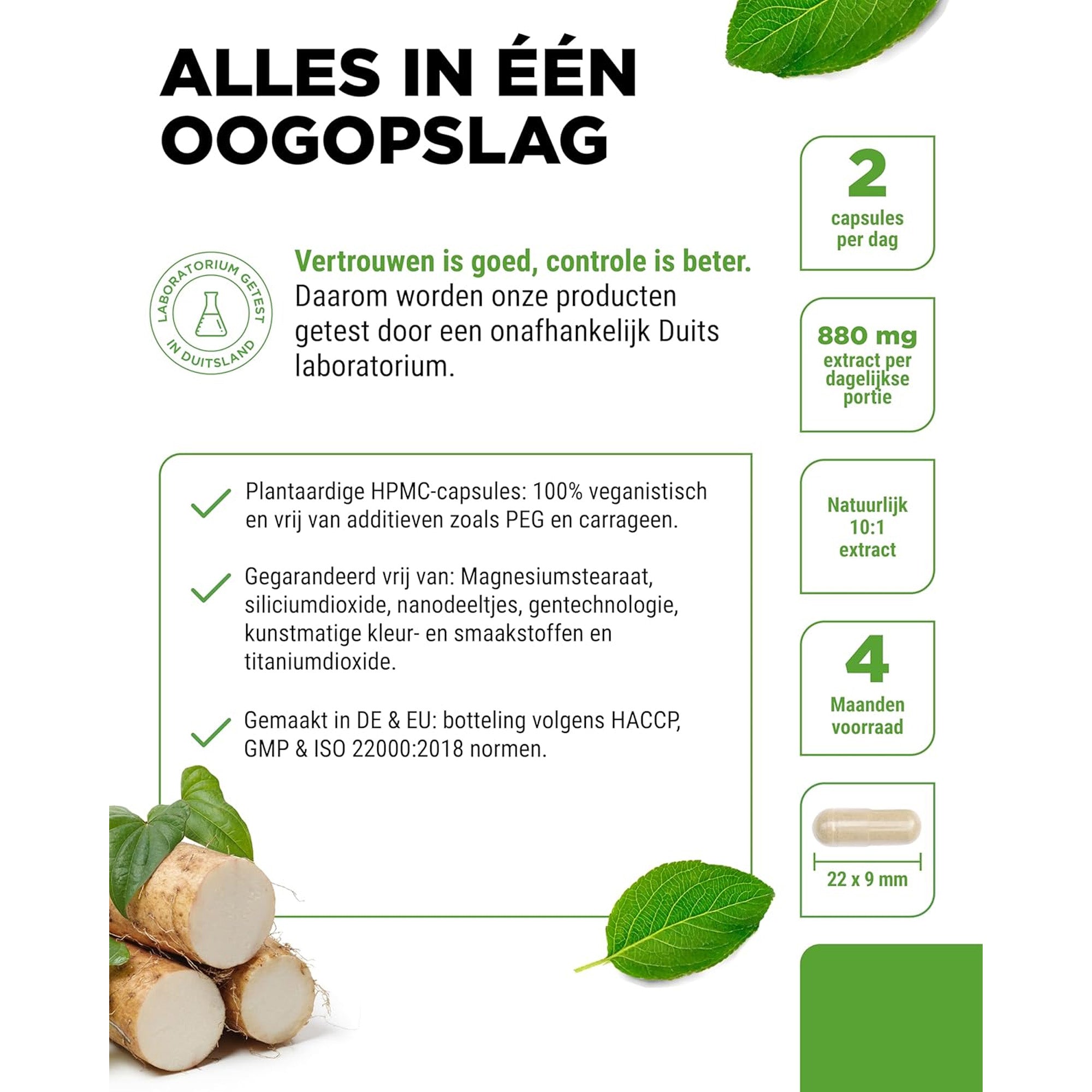 premium Mexicaans wild yam extract met 20% diosgenine