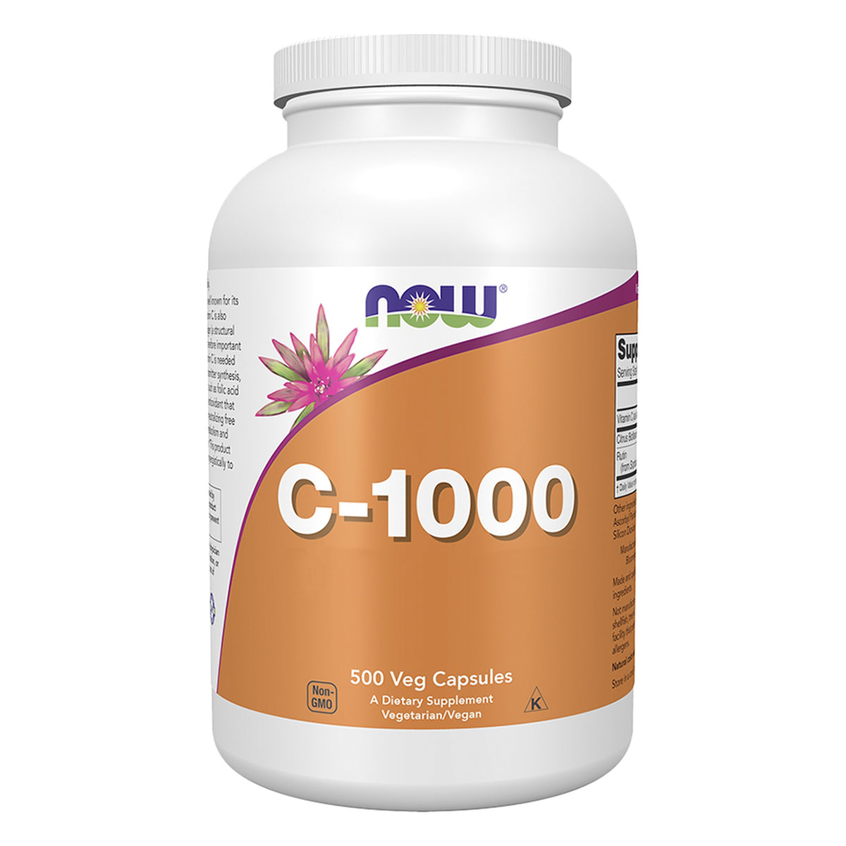 Vitamine C-1000 met Bioflavonoïden | 500 Capsules | NOW Foods