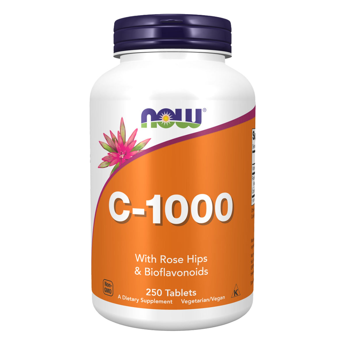 Vitamine C-1000 met Rozenbottel & Bioflavonoïden | 250 Tabletten | NOW Foods