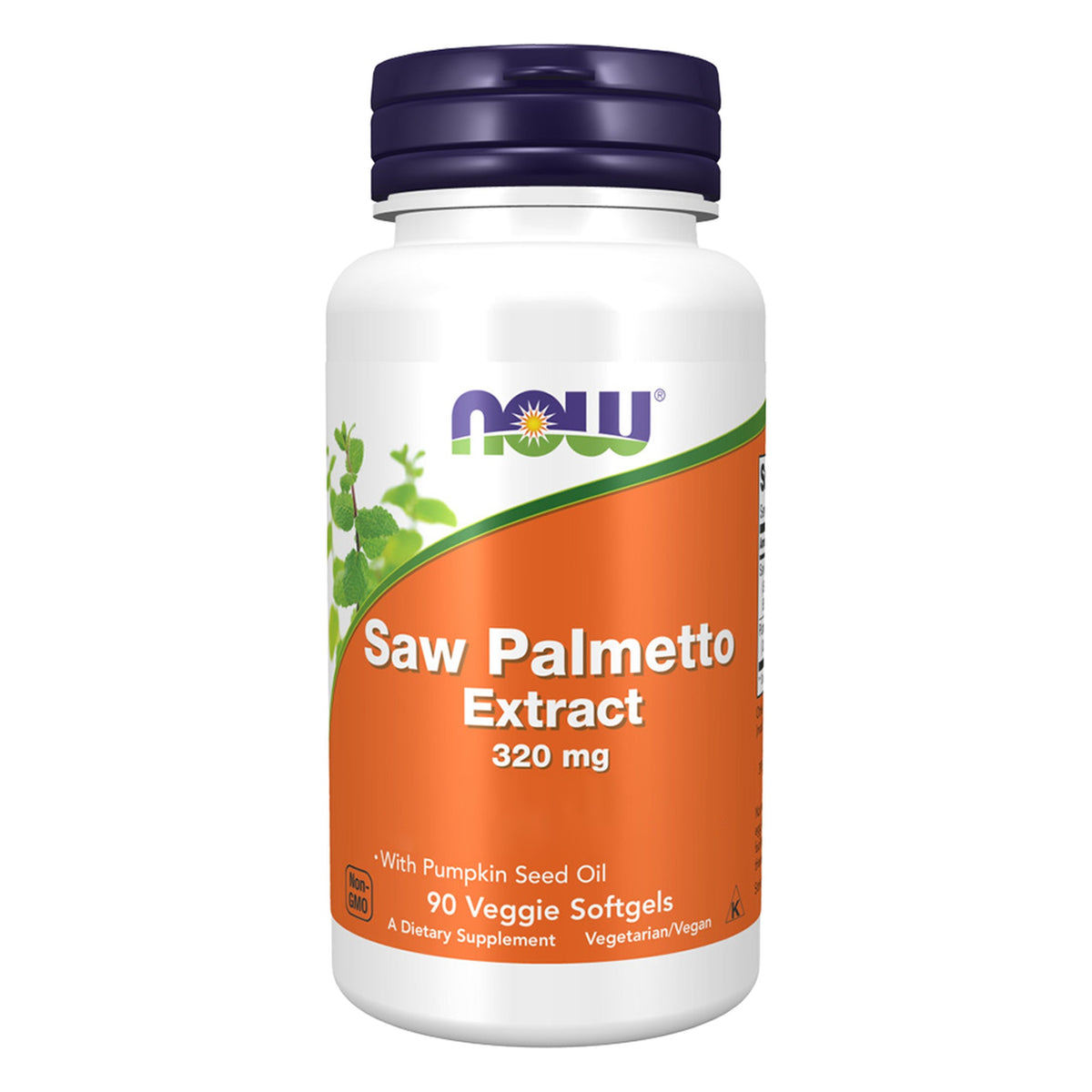 Zaagpalmextract 320mg met Pompoenpitolie | 90 Softgels | NOW Foods