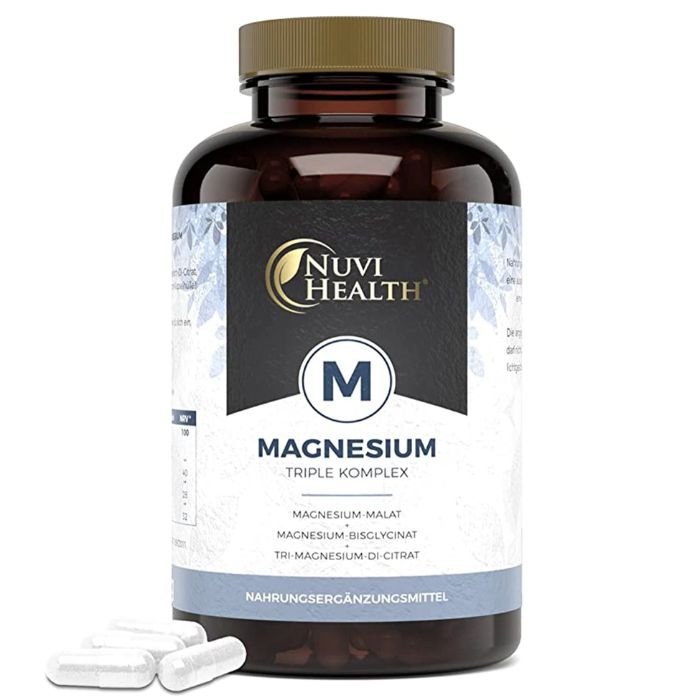 Magnesium Triple Complex | 240 Capsules | Nuvi Health